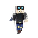 Boneco de ação EnderToys Miner Boy de 10 cm com acessórios