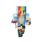 Boneco de ação EnderToys Rainbow Girl de 10 cm com acessórios