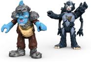 Boneco de ação Fisher-Price Imaginext Power Rangers Squat & Baboo