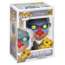 Boneco de ação Funko POP Disney Lion King Rafiki com Simba