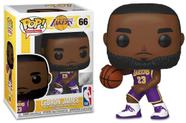 Boneco de ação Funko POP! Lebron James da NBA Lakers 9,5 centímetros Boneco de ação Funko POP! Lebron James da NBA Lakers 9,5 centímetros
