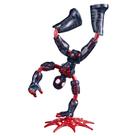 Boneco de ação Homem-Aranha Marvel Bend e Flex Miles Morales