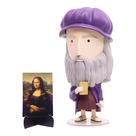 Boneco de ação Leonardo Da Vinci, pintores famosos de 12,5 cm Boneco de ação Leonardo Da Vinci, pintores famosos de 12,5 cm