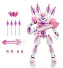 Boneco de ação LUMRRSK T13 Mecha Samurai Robot com espada de 15 cm