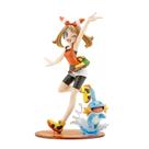 Boneco de ação May and Mudkip, 15 cm, colecionável em PVC