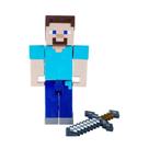 Boneco de ação Minecraft Core, 1 peça, estilo aleatório, com acessório