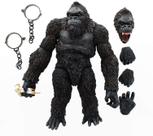 Boneco de ação Monsing King Kong da Ilha da Caveira 7 polegadas