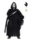 Boneco de ação NECA Scream Ghostface de 20 cm vestido com faca