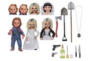 Boneco de Ação NECA Ultimate Chucky & Tiffany - Noiva de Chucky Boneco de Ação NECA Ultimate Chucky & Tiffany - Noiva de Chucky