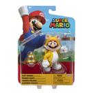 Boneco de ação Nintendo Cat Mario com sino de 10 cm de altura Boneco de ação Nintendo Cat Mario com sino de 10 cm de altura