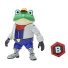 Boneco de ação Nintendo Slippy Toad de 10 cm com Secret Power Up