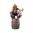 Boneco de ação One Piece Ace Flame, modelo de PVC de 28 cm