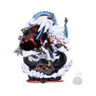 Boneco de ação One Piece Gear 5 Luffy 22 cm em PVC com base de caveira