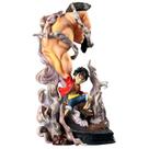 Boneco de ação One Piece Luffy Gear 3rd Punch 32 cm PVC