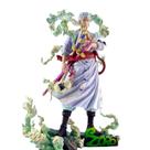 Boneco de ação One Piece Zoro 28 cm com efeitos flamejantes em PVC