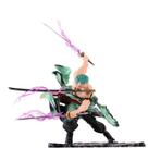 Boneco de ação One Piece Zoro Three-Sword Style 27,5 cm em PVC