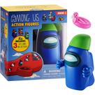Boneco de ação P.M.I. Among Us Blue Ghost 11,4 cm com acessórios