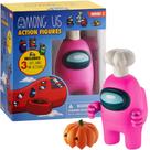 Boneco de ação P.M.I. Among Us Pink Crewmate 11,4 cm com acessórios Boneco de ação P.M.I. Among Us Pink Crewmate 11,4 cm com acessórios