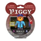Boneco de Ação Piggy Officer Doggy - Série 2 - 3,5" com Itens DLC