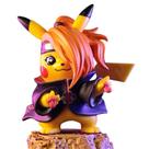 Boneco de ação Pikachu X Naruto, presente de brinquedo de PVC de 11 cm