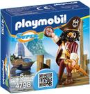 Boneco de ação Playmobil Hard to Find Shark Beard Super4 4798
