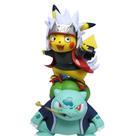 Boneco de ação Sajy Pokémon X Naruto, presente de brinquedo de PVC de 12 cm