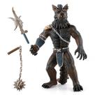Boneco de ação Sajy Werewolf Warrior em PVC sólido de 20 cm