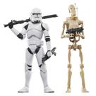 Boneco de ação STAR WARS The Black Series Clone Trooper & Battle Droid 15 cm Boneco de ação STAR WARS The Black Series Clone Trooper & Battle Droid 15 cm
