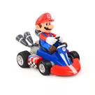 Boneco de ação Super Mario Bros Kart Pull Back Car Mario 9cm