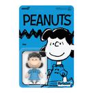 Boneco de ação Super7 Peanuts Lucy clássico de 9,5 cm com capa de cartão