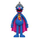 Boneco de ação Super7 Sesame Street Super Grover de 17 polegadas