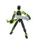 Boneco de ação T13 Lucky 13 de sexta geração impresso em 3D