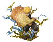 Boneco de ação Tamashi Nations Demon Slayer Zenitsu Agatsuma