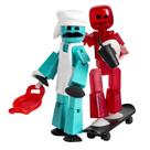 Boneco de ação Zing Stikbot Chef and Lifestyle com acessório Boneco de ação Zing Stikbot Chef and Lifestyle com acessório