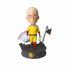 Boneco de brinquedo colecionável de PVC Figure One Punch Man Saitama de 18 cm