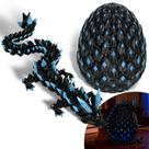 Boneco de brinquedo JANZOMM impresso em 3D Crystal Dragon que brilha no escuro Boneco de brinquedo JANZOMM impresso em 3D Crystal Dragon que brilha no escuro
