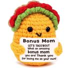 Boneco de brinquedo LuoHere feito à mão, mini taco, presente bônus para mamãe