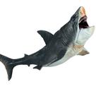 Boneco de brinquedo SIENON Megalodon Shark 27 cm pintado à mão