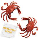 Boneco de brinquedo The Little Green Change Red Crab 13 x 17 cm, 2 unidades