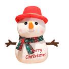 Boneco de neve de brinquedo de pelúcia Cartoon Snowman 35 cm - Estatueta de Natal Boneco de neve de brinquedo de pelúcia Cartoon Snowman 35 cm - Estatueta de Natal