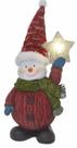 Boneco de Neve em Resina com Luz Decorativa Natalina 25cm Sortido Decoração de Mesa Iluminada Natal Boneco de Neve em Resina com Luz Decorativa Natalina 25cm Sortido Decoração de Mesa Iluminada Natal