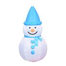 Boneco De Neve Inflável Decoração Natal Com Luz Led 1,00m Boneco De Neve Inflável Decoração Natal Com Luz Led 1,00m