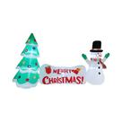 Boneco De Neve Inflável Iluminado Por LED Para Decoração De Natal E Ano Novo, Ornamento De Jardim