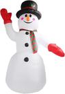 Boneco de Neve Inflável LED 2,40mt Enfeite Natal 110V/220V