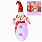 Boneco de Neve Inflavel Natal Iluminado Natalino Grande Decoraçao Festa Jardim Quintal Casa Shopping Loja Comercio Fim de Ano Celebraçao Confraterniza