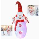Boneco de Neve Inflavel Natal Iluminado Natalino Grande Festa Decoraçao Casa Jardim Entrada Porta Loja Comercio Shopping Fim de Ano Celebraçao Enfeite