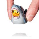 Boneco de pato colecionável de borracha de vinil TUBBZ Mini Bruce