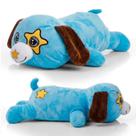 Boneco De Pelúcia Cachorro Deitado Grande Para Abraçar Macio Ao Toque 50 Cm