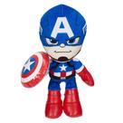 Boneco de Pelúcia Capitão América Marvel - 20cm - Mattel