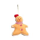 Boneco De Pelúcia De Homem De Gengibre Para O Natal, Enfeites Para Árvores, Decoração De Férias Para